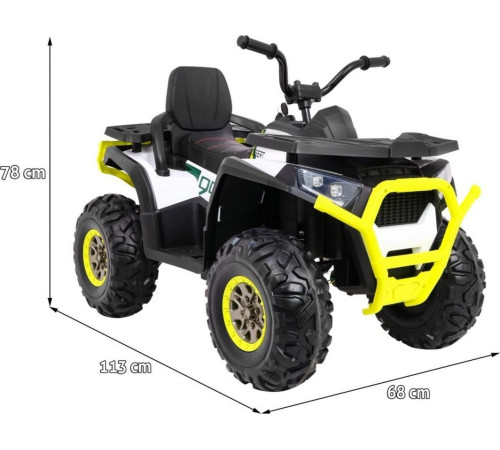 Дитячий акумуляторний квадроцикл Quad ATV Desert White