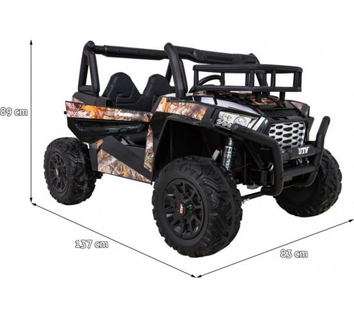 Дитяча акумуляторна машинка баггі UTV Roadster Black