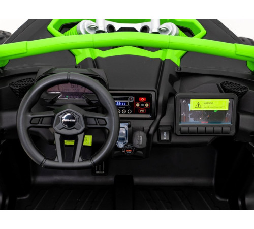 Дитяча акумуляторна машинка Баггі Maverick Turbo RR Green Дитяча акумуляторна машинка Баггі Maverick Turbo RR Green