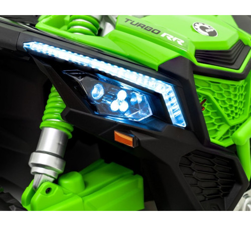 Дитяча акумуляторна машинка Баггі Maverick Turbo RR Green Дитяча акумуляторна машинка Баггі Maverick Turbo RR Green