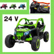 Дитяча акумуляторна машинка Баггі Maverick Turbo RR Green