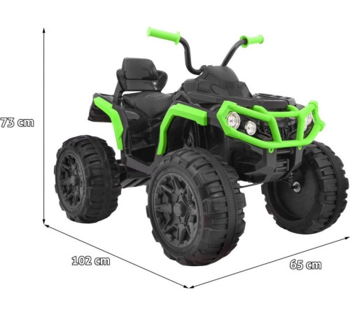 Дитячий акумуляторний квадроцикл 2,4 ГГц Зелений
