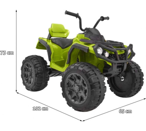 Дитячий акумуляторний квадроцикл 2,4 ГГц Зелений