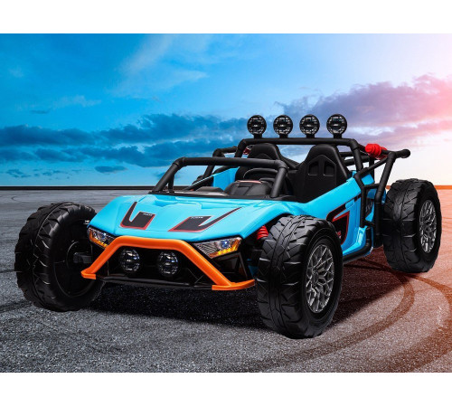 Дитяча акумуляторна машинка Buggy Racing 5 синя Дитяча акумуляторна машинка Buggy Racing 5 синя