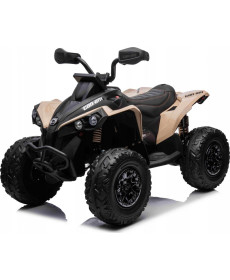 Дитячий акумуляторний квадроцикл Maverick Quad  Коричневий