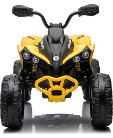 Дитячий акумуляторний квадроцикл Maverick Quad Жовтий