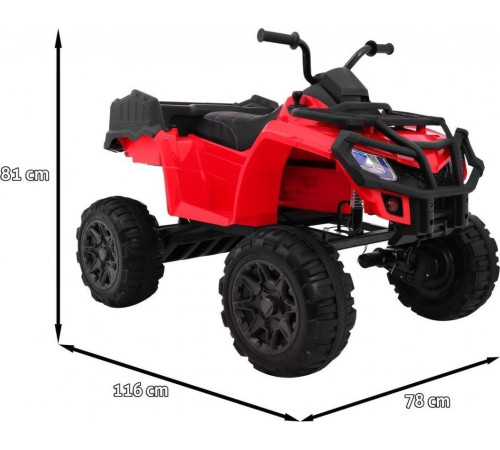 Дитячий акумуляторний квадроцикл Quad XL ATV 2.4GHz Червоний