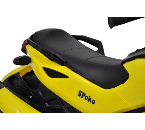 Дитячий електромотоцикл Spoko SP-610 жовтий Дитячий електромотоцикл Spoko SP-610 жовтий