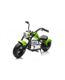 Дитячий акумуляторний мотоцикл Chopper Warrior Зелений