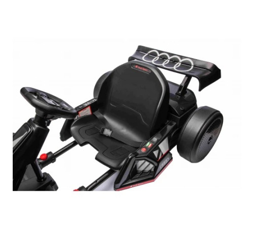 Дитячий акумуляторний картинг Audi Gokart з функцією дріфту Чорний Дитячий акумуляторний картинг Audi Gokart з функцією дріфту Чорний
