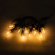 Ретро-гірлянда вулична 10 LED, 5 м, від мережі, теплий білий