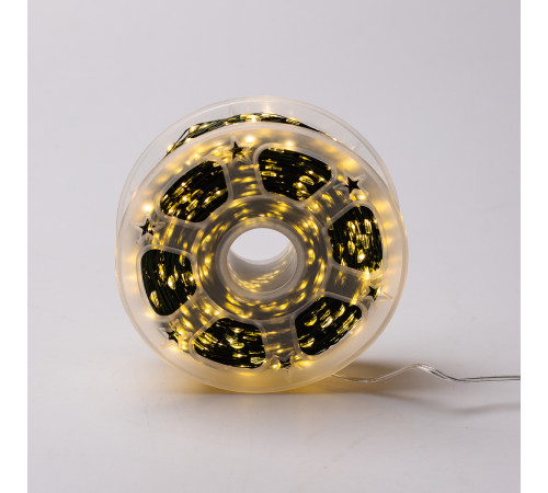 Гірлянда Роса нитка 2000 LED,200 м, з пультом, від мережі, жовтий Гірлянда Роса нитка 2000 LED,200 м, з пультом, від мережі, жовтий