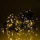 Гірлянда вулична Бахрома 405 LED, 25 м, від мережі, чорний кабель, жовтий