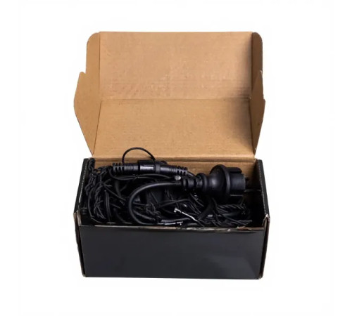 Гірлянда вулична Бахрома 105 LED, 6 м, від мережі, чорний кабель, мультиколор