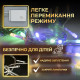 Гірлянда Нитка 200 LED, 10 м, прозорий кабель, мультиколор