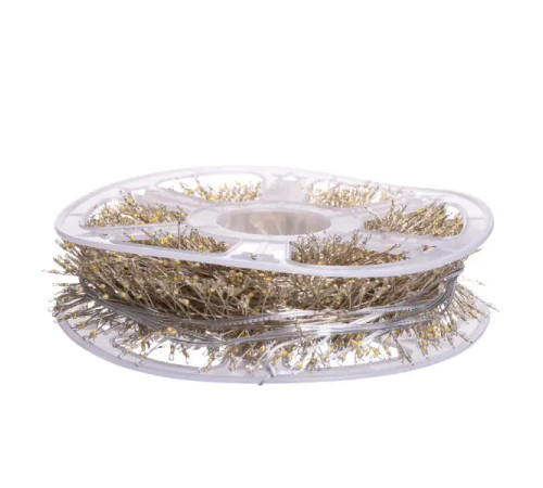 Гірлянда-нитка Роса Хвойна лапа 1500 LED, 50 м, від мережі, білий кабель, мультиколор