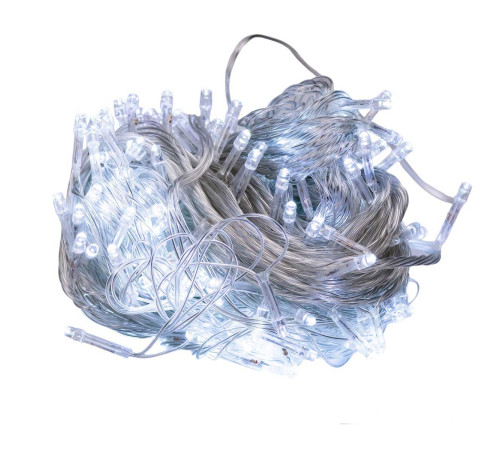 Гірлянда Нитка 400 LED, 18 м, прозорий кабель, білий Гірлянда Нитка 400 LED, 18 м, прозорий кабель, білий