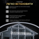 Гірлянда вулична Бахрома 200 LED, 12 м, від мережі, білий