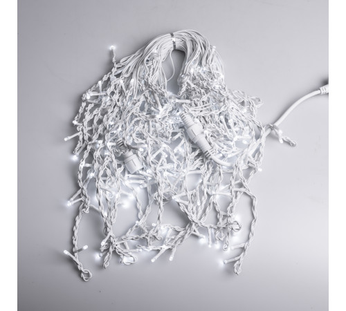 Гірлянда вулична Бахрома 200 LED, 12 м, від мережі, білий Гірлянда вулична Бахрома 200 LED, 12 м, від мережі, білий