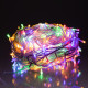 Гірлянда-нитка вулична Різдвяна фея 300 LED, 30 м, від мережі, білий кабель, мультиколор