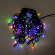 Гірлянда вулична Бахрома 200 LED, 12 м, чорний кабель, мультиколор