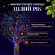 Гірлянда-нитка вулична Різдвяна фея 300 LED, 30 м, від мережі, чорний кабель, мультиколор