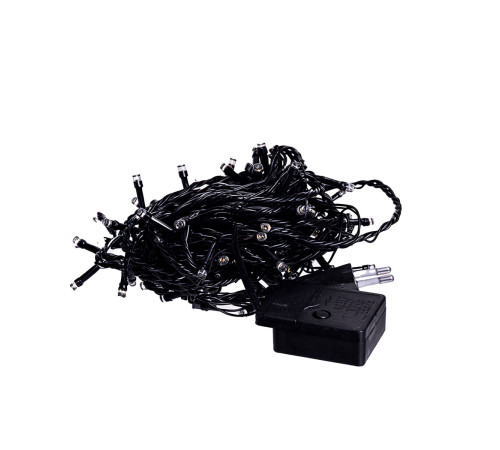 Гірлянда-штора 144 LED, 3х2 м, від мережі, прозорий кабель, жовтий