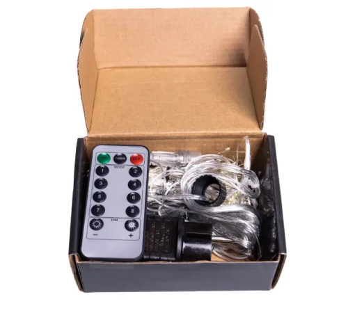 Гірлянда-штора Хвойна лапа 400 LED, 3х2 м, від мережі, білий