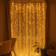 Гірлянда-штора Хвойна лапа 600 LED, 3х3 м, від мережі, жовтий