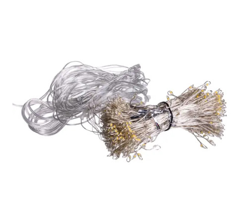 Гірлянда-штора Хвойна лапа 600 LED, 3х3 м, від мережі, жовтий