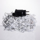 Гірлянда-нитка вулична 500 LED, 50 м, від мережі, білий кабель, мультиколор