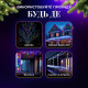 Гірлянда-нитка вулична 500 LED, 50 м, від мережі, білий кабель, мультиколор