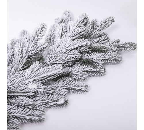 Гірлянда хвойна, штучна, лита 1 метр, засніжена