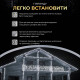 Гірлянда вулична Бахрома 1500 LED, 50 м, білий