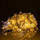 Гірлянда вулична Бахрома 200 LED, 12 м від мережі, білий кабель, жовтий