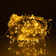 Гірлянда-нитка вулична 1000 LED, 100 м, від мережі, білий кабель, жовтий