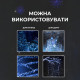 Гірлянда Роса нитка 2000 LED, 200 м, з пультом, від мережі, синій