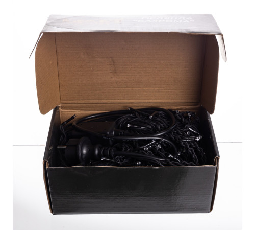 Гірлянда вулична Бахрома 335 LED, 20 м, від мережі, чорний кабель, синій