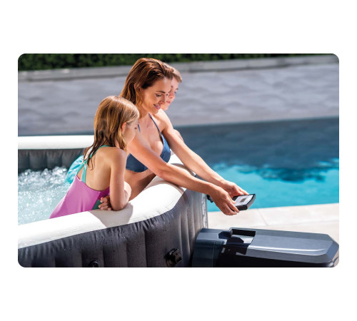 Джакузі-SPA надувне 14в1 INTEX 28458 4-місне Джакузі-SPA надувне 14в1 INTEX 28458 4-місне