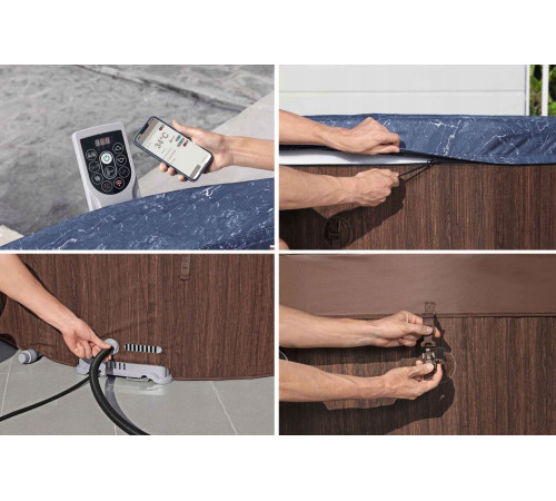 Джакузі‑SPA надувне Bestway Lay‑Z Toronto 6001W 190 х 190 х 70 см