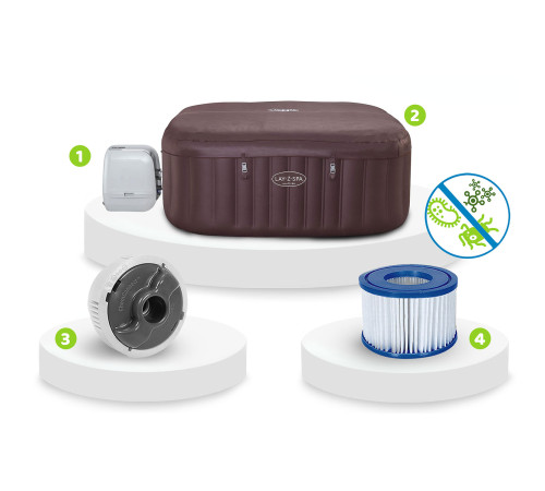 Dmuchane SPA Lay-Z Maldives Pro 7 osobowe Bestway 6001U