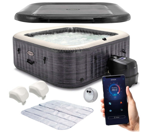 Джакузі-SPA Intex 28450 надувне 4-місне Джакузі-SPA Intex 28450 надувне 4-місне