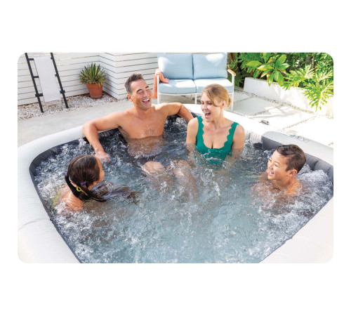 Джакузі-SPA Intex 28450 надувне 4-місне Джакузі-SPA Intex 28450 надувне 4-місне