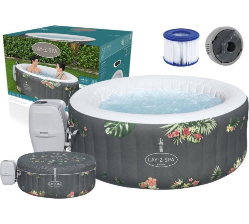 Джакузі-SPA надувне BESTWAY LAY-Z-SPA Aruba AirJet 3-місне Джакузі-SPA надувне BESTWAY LAY-Z-SPA Aruba AirJet 3-місне
