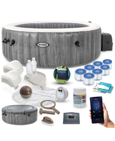 Джакузі-SPA надувне Intex 28442 6-місне + аксесуари