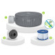 Джакузі-SPA надувне BESTWAY LAY-Z-SPA Santorini HydroJet 7-місне