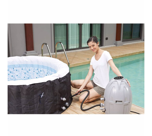 Джакузі-SPA надувне BESTWAY LAY-Z-SPA Miami 4-місне Джакузі-SPA надувне BESTWAY LAY-Z-SPA Miami 4-місне