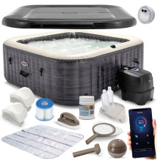 Dmuchane SPA z hydromasażem 4 osobowe INTEX 28450 + Generator chloru