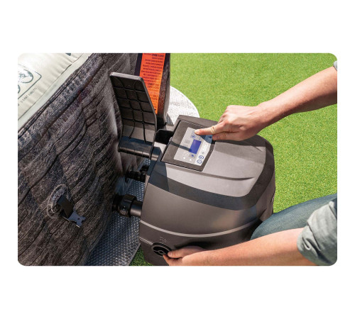 Dmuchane SPA z hydromasażem 4 osobowe INTEX 28450 + Generator chloru