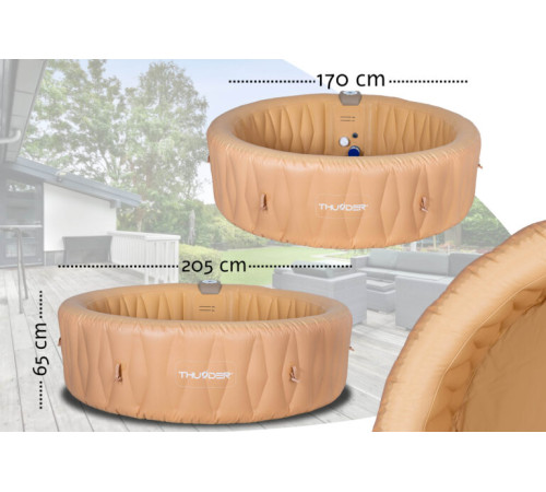 Джакузі-SPA надувне Thunder LATTE 6-місне